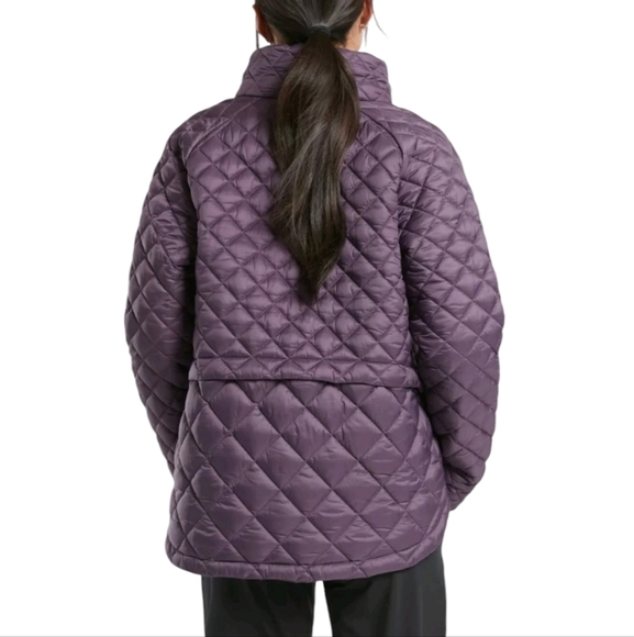 Athleta Wisper Featherless Jacket size XL color Dark Sky Violet - Picture 5 of 14